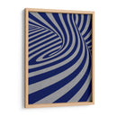 Cobalto Remolinos D - THE Studio | Cuadro decorativo de Canvas Lab