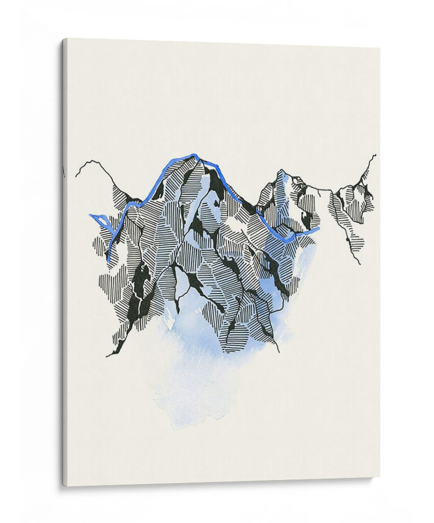 Abstracto De Montaña 4 - Natasha Lawyer | Cuadro decorativo de Canvas Lab