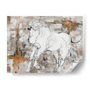 Caballo De Contorno 5 - Stefano Altamura | Cuadro decorativo de Canvas Lab