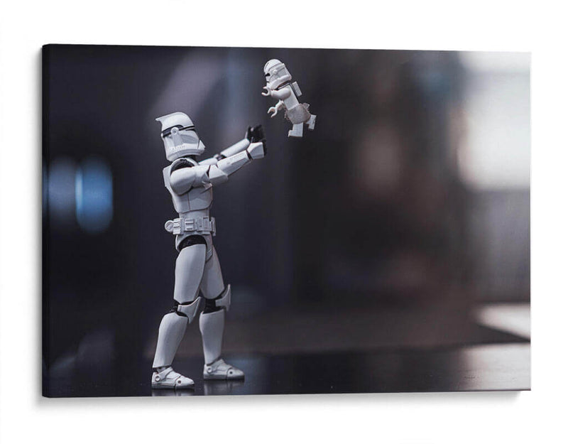 Clone Papá - Action Geek | Cuadro decorativo de Canvas Lab