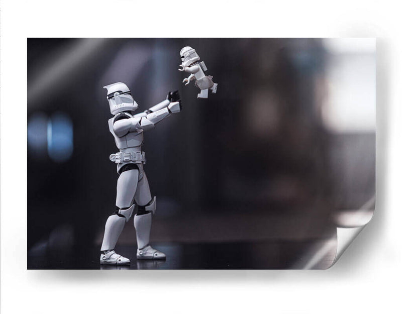 Clone Papá - Action Geek | Cuadro decorativo de Canvas Lab
