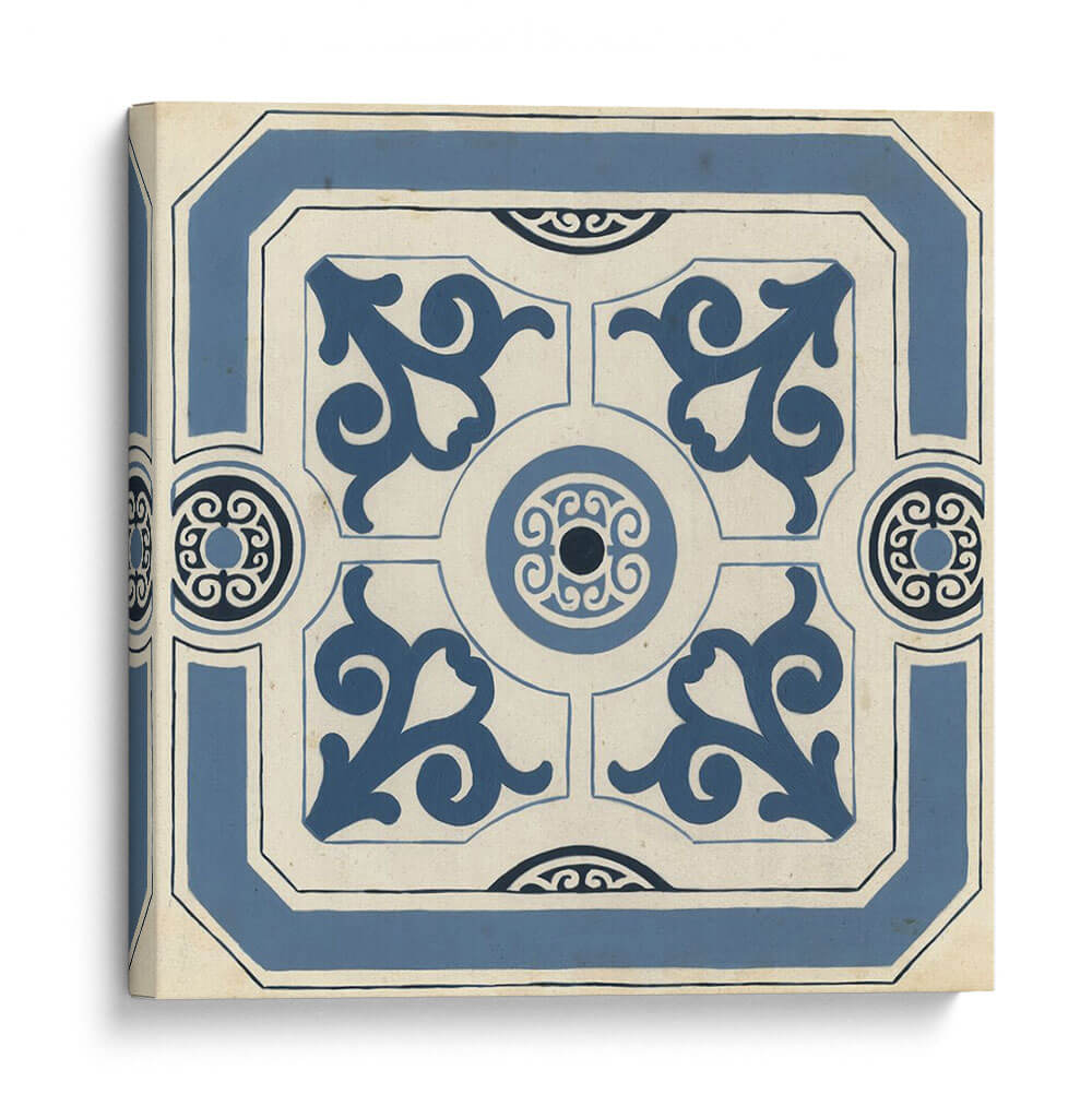 Indigo Motif Iii - June Erica Vess | Cuadro decorativo de Canvas Lab