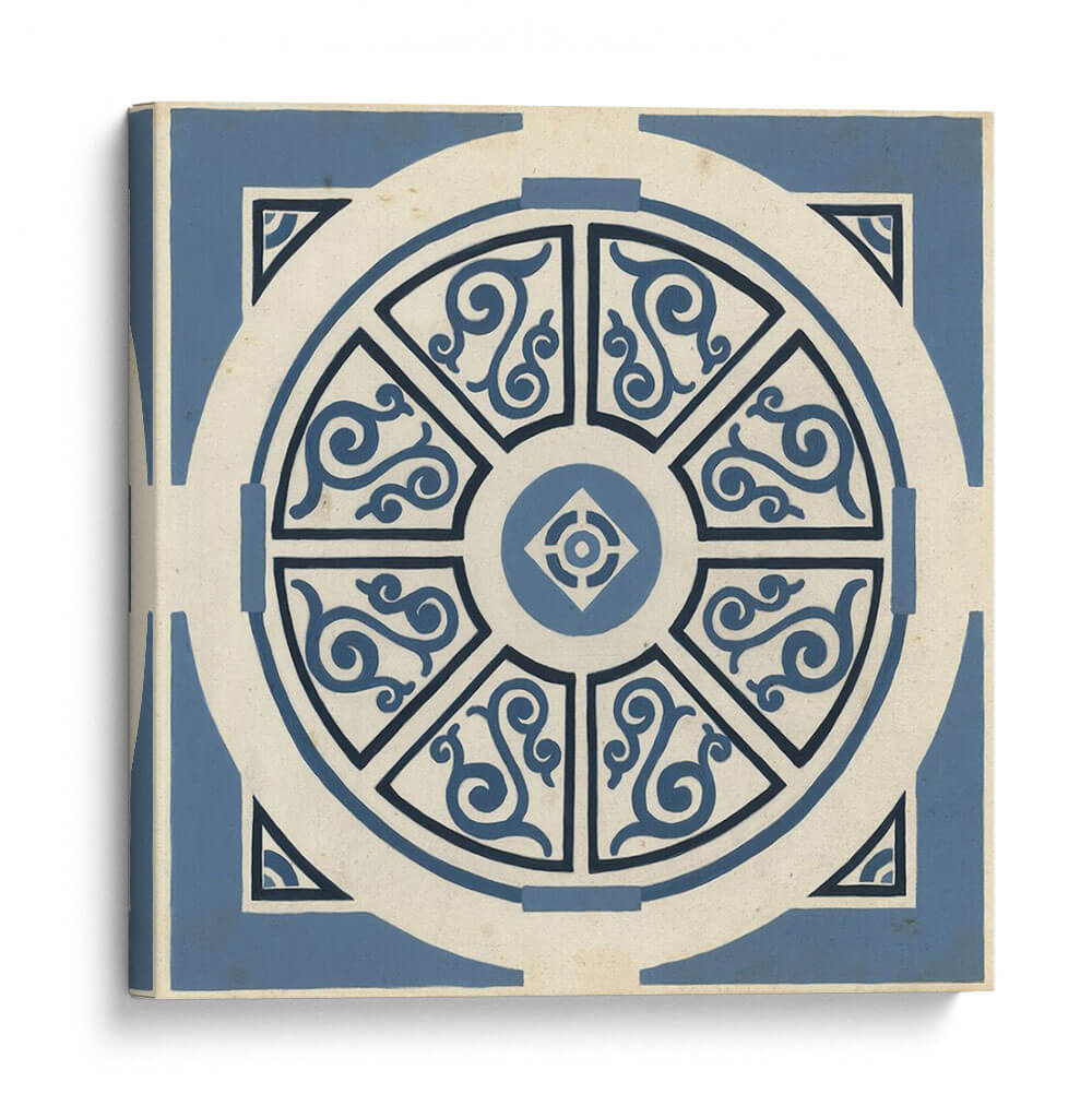 Indigo Motif Viii - June Erica Vess | Cuadro decorativo de Canvas Lab
