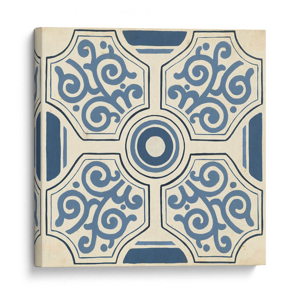 Indigo Motif Ix - June Erica Vess | Cuadro decorativo de Canvas Lab