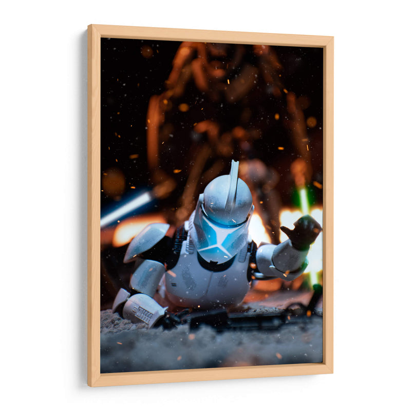 Clone Wars - Action Geek | Cuadro decorativo de Canvas Lab