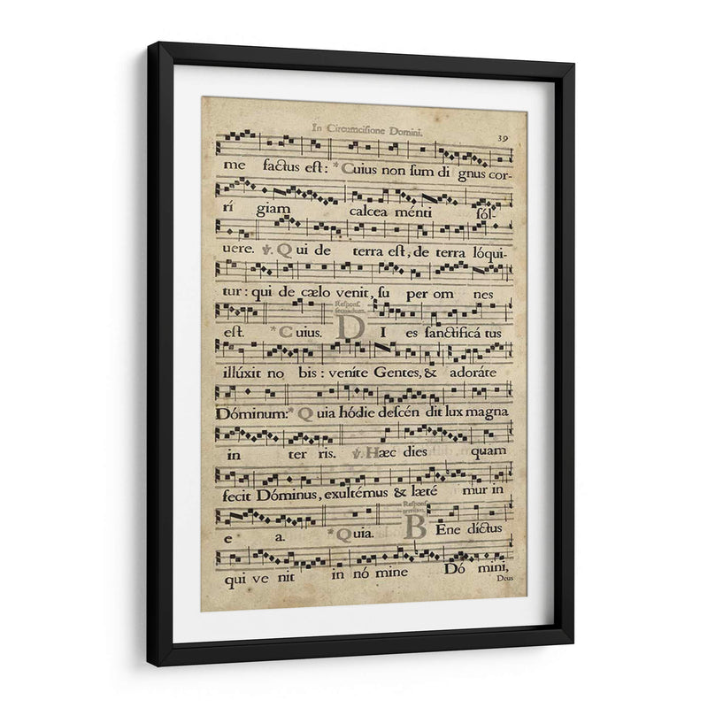 Vellum Songbook I I | Cuadro decorativo de Canvas Lab