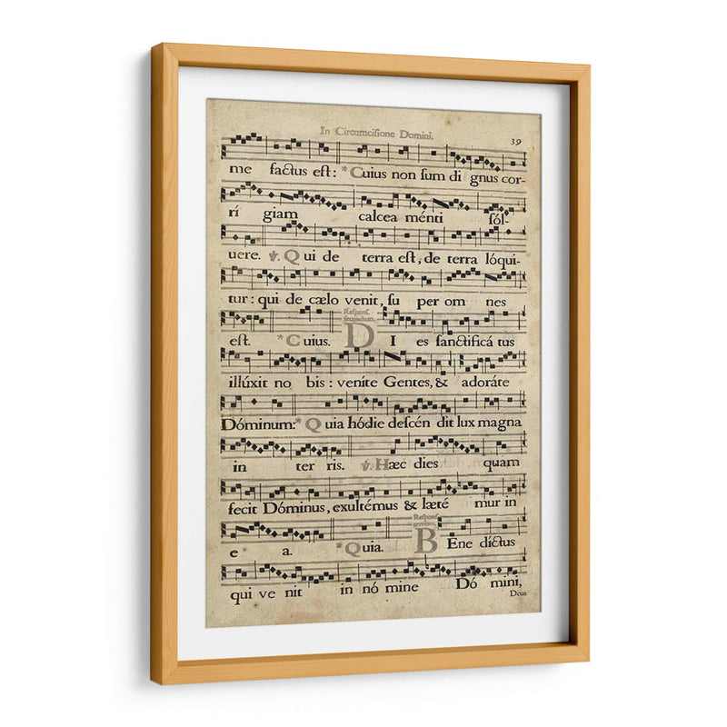 Vellum Songbook I I | Cuadro decorativo de Canvas Lab