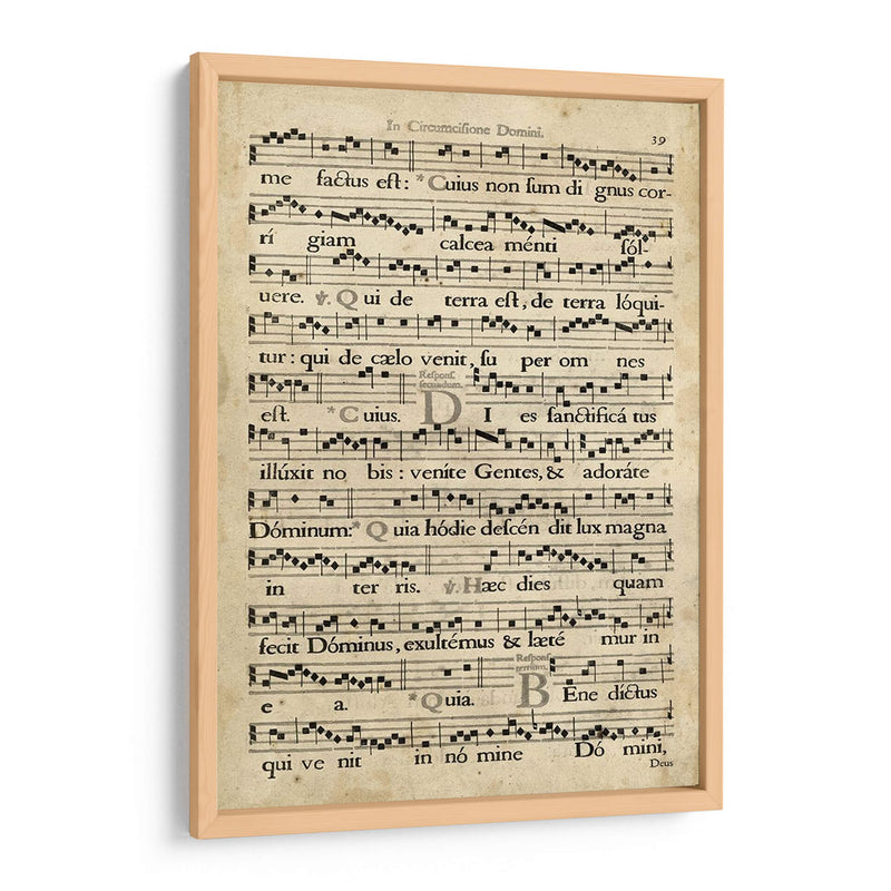 Vellum Songbook I I | Cuadro decorativo de Canvas Lab