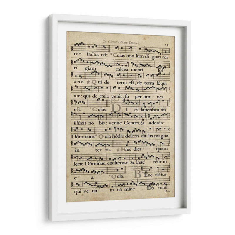 Vellum Songbook I I | Cuadro decorativo de Canvas Lab