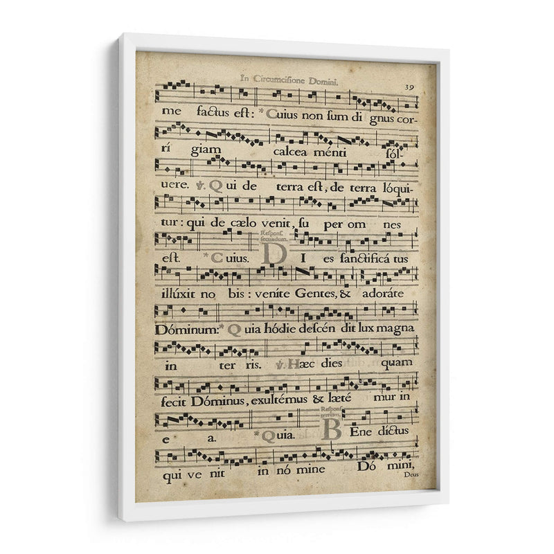 Vellum Songbook I I | Cuadro decorativo de Canvas Lab