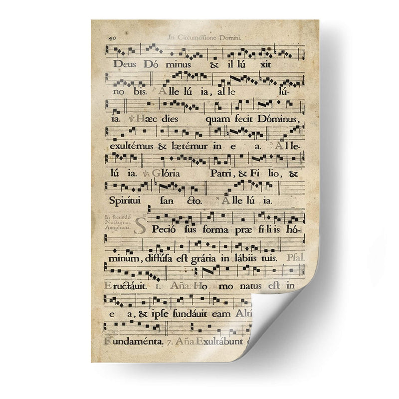 Songbook Vellum Ii | Cuadro decorativo de Canvas Lab