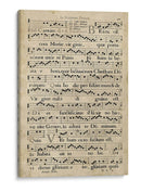 Songbook Vellum Iv | Cuadro decorativo de Canvas Lab