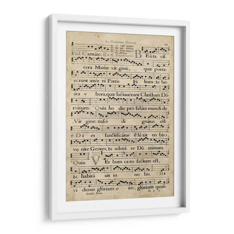 Songbook Vellum Iv | Cuadro decorativo de Canvas Lab