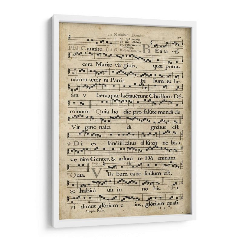 Songbook Vellum Iv | Cuadro decorativo de Canvas Lab