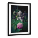 Composición de flores y un buda | Cuadro decorativo de Canvas Lab