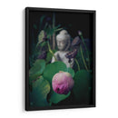 Composición de flores y un buda | Cuadro decorativo de Canvas Lab