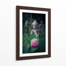 Composición de flores y un buda | Cuadro decorativo de Canvas Lab
