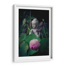 Composición de flores y un buda | Cuadro decorativo de Canvas Lab