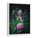 Composición de flores y un buda | Cuadro decorativo de Canvas Lab