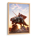 Mando and Dewback - Action Geek | Cuadro decorativo de Canvas Lab