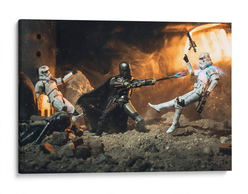 Mando - Action Geek | Cuadro decorativo de Canvas Lab