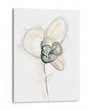 Estudio Floral Monocromo I - June Erica Vess | Cuadro decorativo de Canvas Lab