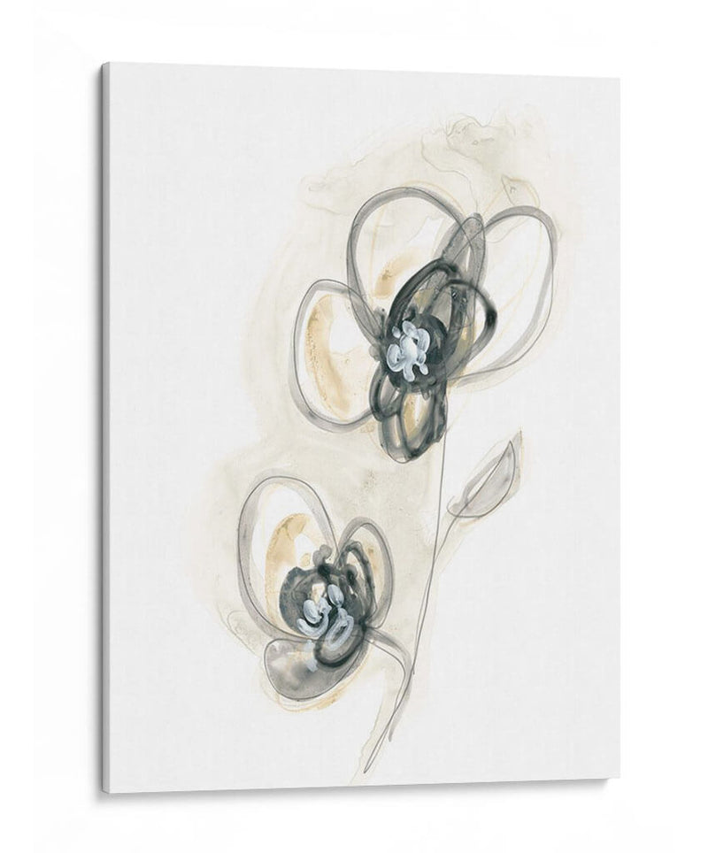 Estudio Floral Monocromo Ii - June Erica Vess | Cuadro decorativo de Canvas Lab