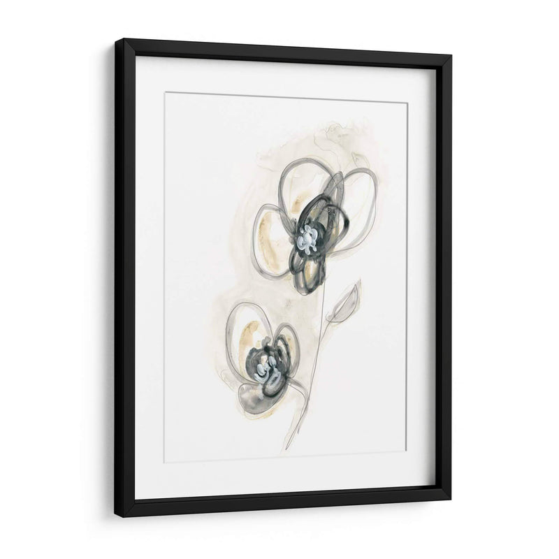 Estudio Floral Monocromo Ii - June Erica Vess | Cuadro decorativo de Canvas Lab