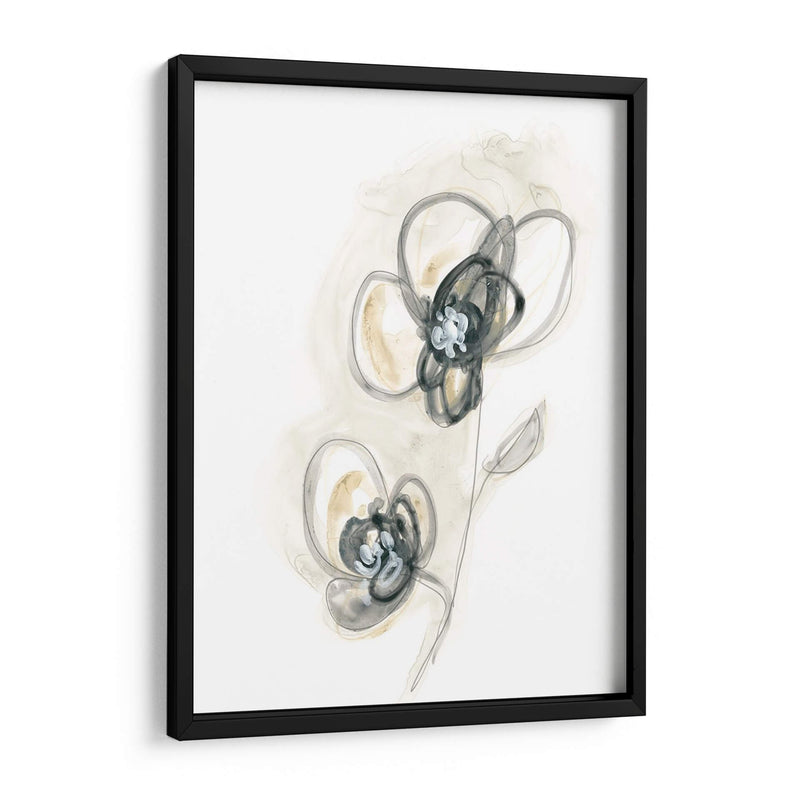 Estudio Floral Monocromo Ii - June Erica Vess | Cuadro decorativo de Canvas Lab