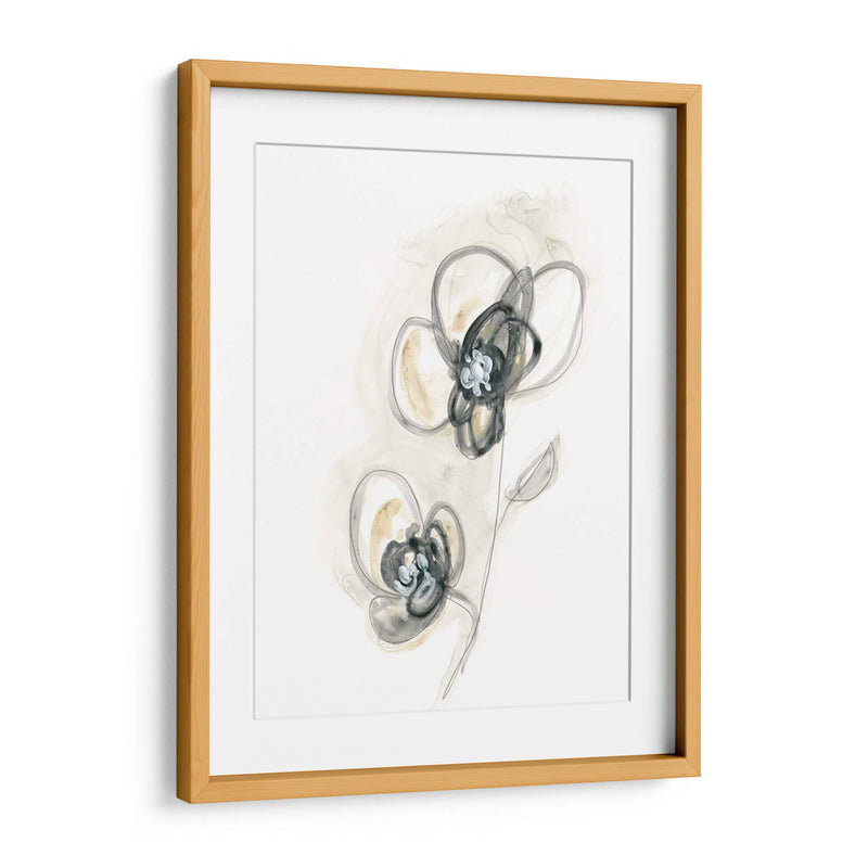 Estudio Floral Monocromo Ii - June Erica Vess | Cuadro decorativo de Canvas Lab
