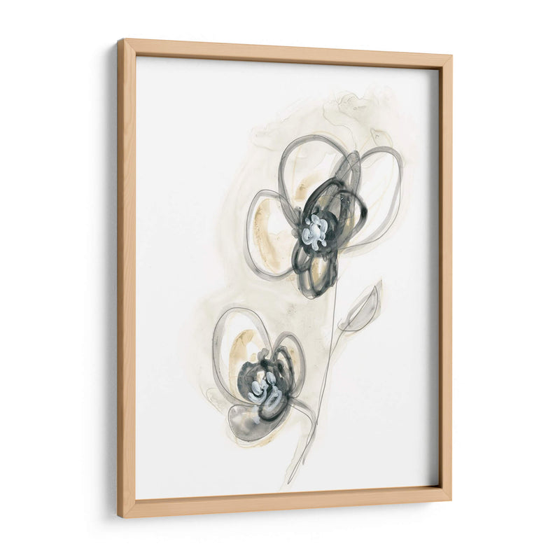Estudio Floral Monocromo Ii - June Erica Vess | Cuadro decorativo de Canvas Lab