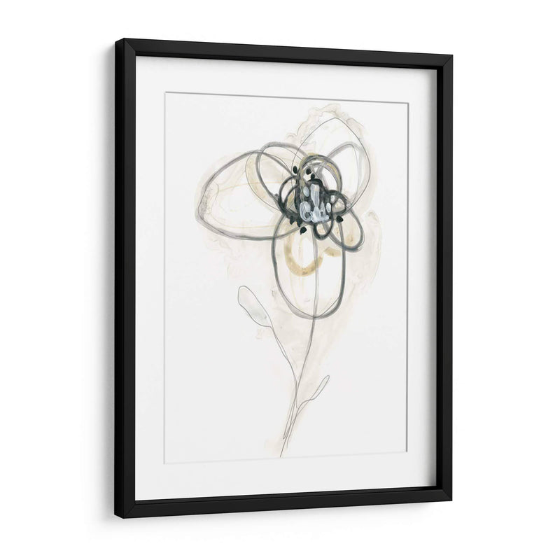 Estudio Floral Monocromo Iv - June Erica Vess | Cuadro decorativo de Canvas Lab