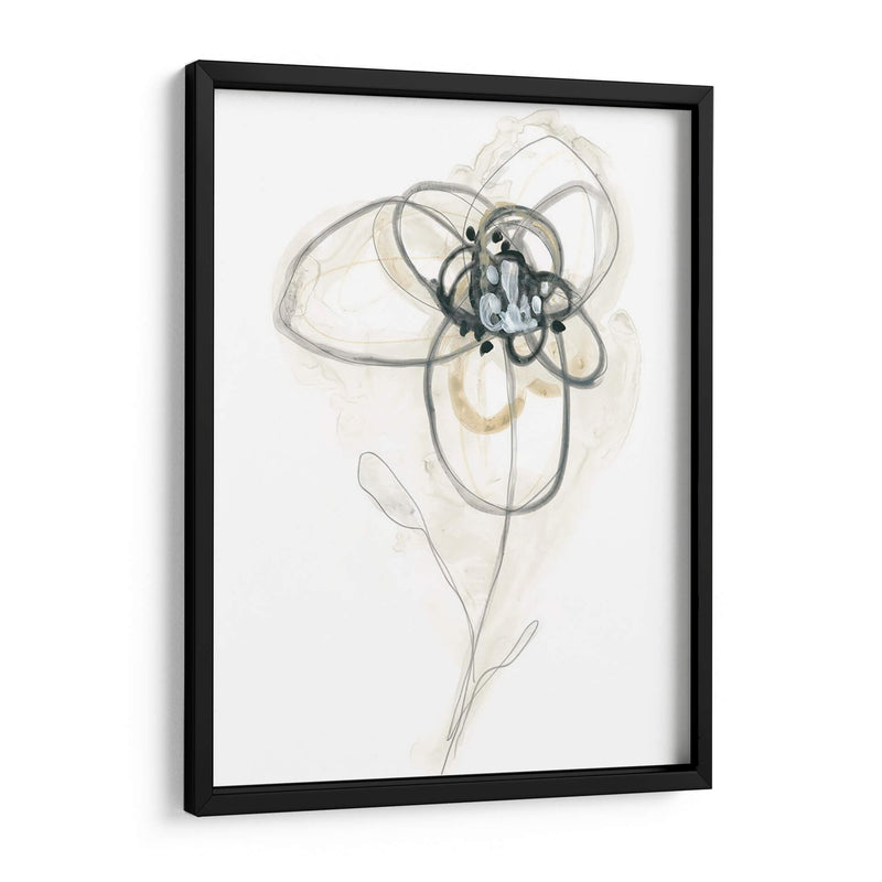 Estudio Floral Monocromo Iv - June Erica Vess | Cuadro decorativo de Canvas Lab