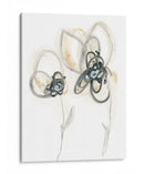 Estudio Floral Monocromo Vi - June Erica Vess | Cuadro decorativo de Canvas Lab