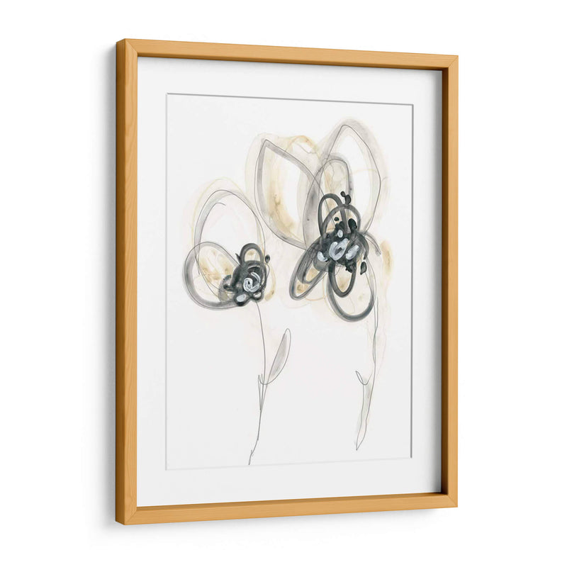 Estudio Floral Monocromo Vi - June Erica Vess | Cuadro decorativo de Canvas Lab