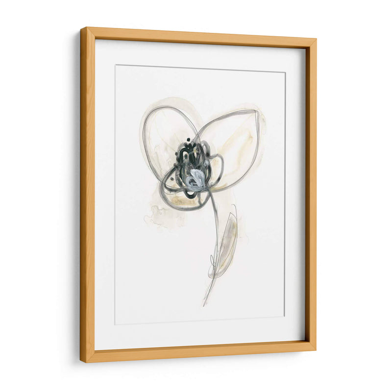 Estudio Floral Monocromo Vii - June Erica Vess | Cuadro decorativo de Canvas Lab