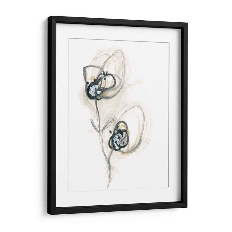 Estudio Floral Monocromo Ix - June Erica Vess | Cuadro decorativo de Canvas Lab
