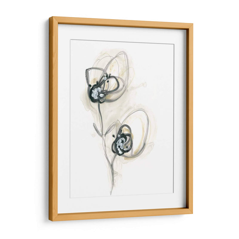 Estudio Floral Monocromo Ix - June Erica Vess | Cuadro decorativo de Canvas Lab