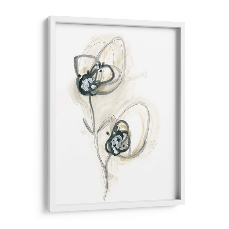 Estudio Floral Monocromo Ix - June Erica Vess | Cuadro decorativo de Canvas Lab