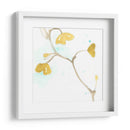 Teal Y Ocre Ginko Ii - June Erica Vess | Cuadro decorativo de Canvas Lab