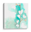 Teal Y Ocre Ginko Iii - June Erica Vess | Cuadro decorativo de Canvas Lab