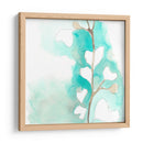 Teal Y Ocre Ginko Iii - June Erica Vess | Cuadro decorativo de Canvas Lab