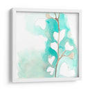 Teal Y Ocre Ginko Iii - June Erica Vess | Cuadro decorativo de Canvas Lab