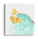 Teal Y Ocre Ginko Vi - June Erica Vess | Cuadro decorativo de Canvas Lab