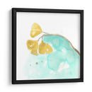 Teal Y Ocre Ginko Vi - June Erica Vess | Cuadro decorativo de Canvas Lab