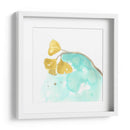 Teal Y Ocre Ginko Vi - June Erica Vess | Cuadro decorativo de Canvas Lab