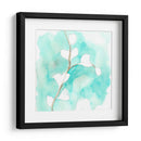 Teal Y Ocre Ginko Vii - June Erica Vess | Cuadro decorativo de Canvas Lab