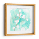 Teal Y Ocre Ginko Vii - June Erica Vess | Cuadro decorativo de Canvas Lab