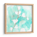 Teal Y Ocre Ginko Vii - June Erica Vess | Cuadro decorativo de Canvas Lab