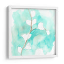 Teal Y Ocre Ginko Vii - June Erica Vess | Cuadro decorativo de Canvas Lab